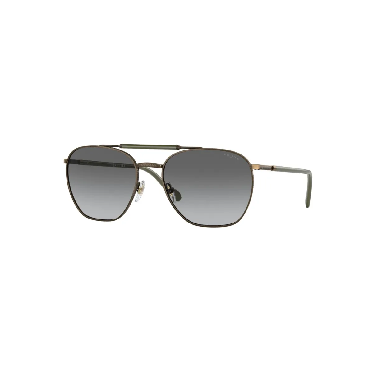 Óculos de Sol Vogue 0VO4256S 51371157 Metal Dourado Escuro com lentes na cor Cinza