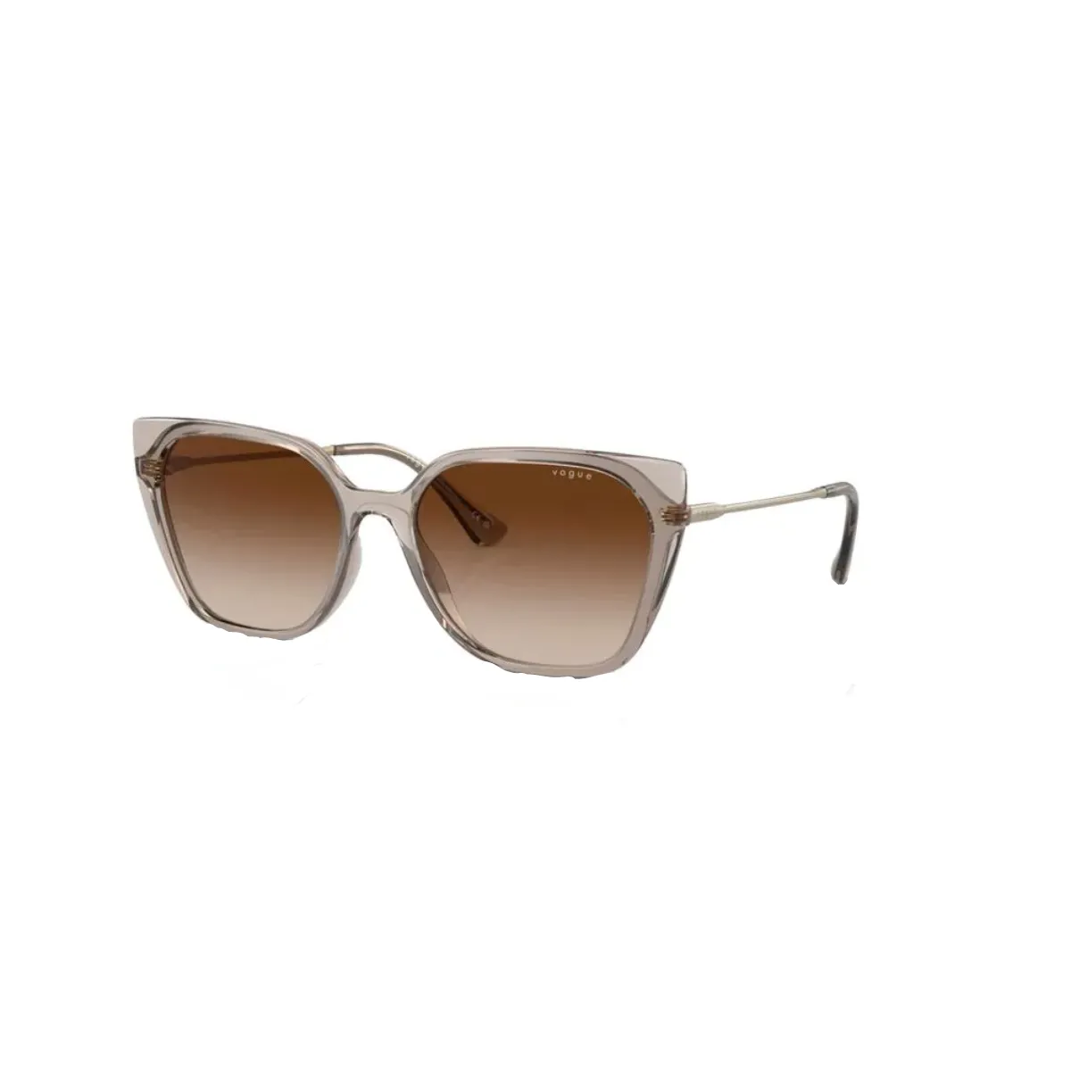 Óculos de Sol Vogue 0VO5391SL 29401357 Acetato Marrom Transparente com lentes na cor Marrom.