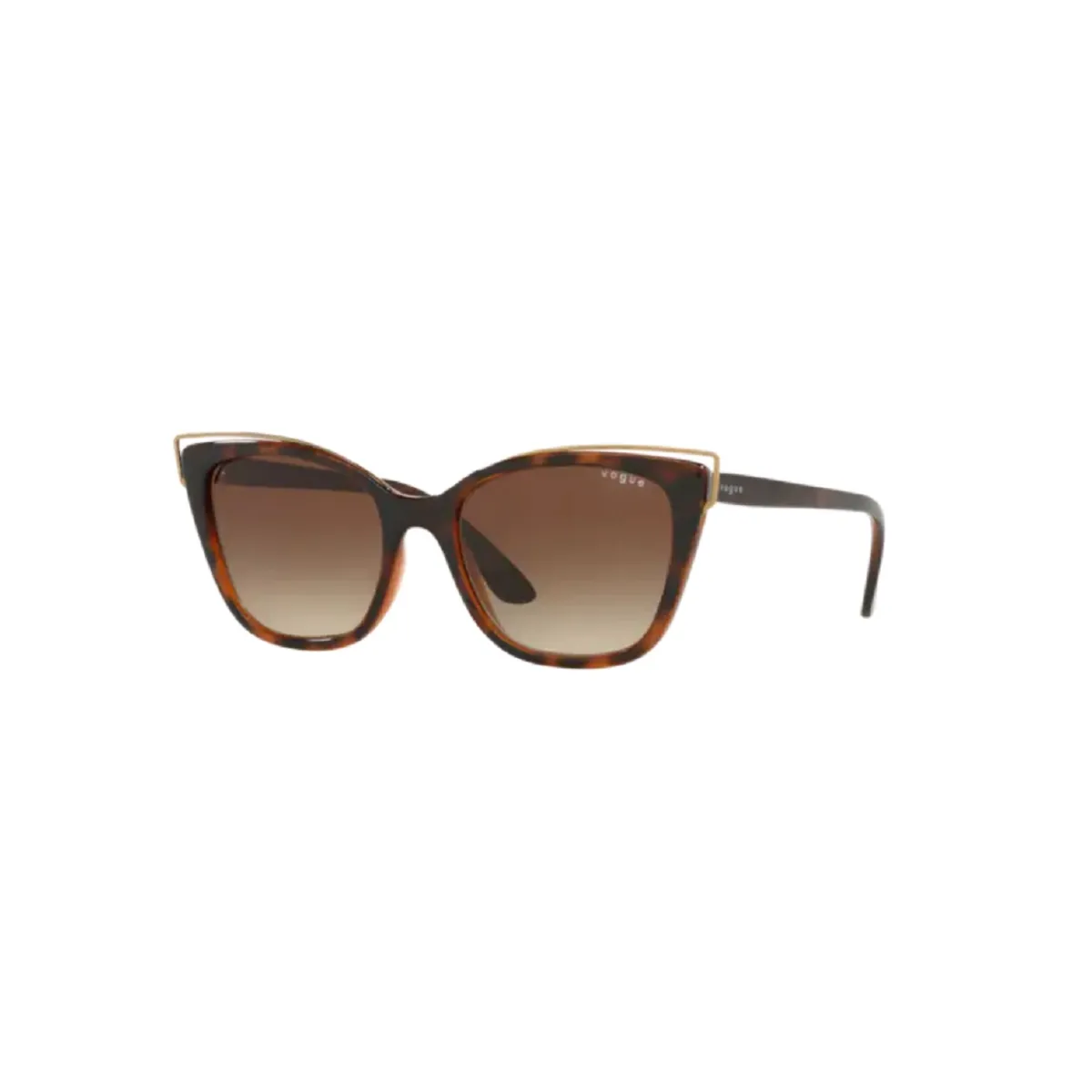 Óculos de Sol Vogue 0VO5419SL 23861356 Acetato Marrom Mesclado com lentes na cor Marrom