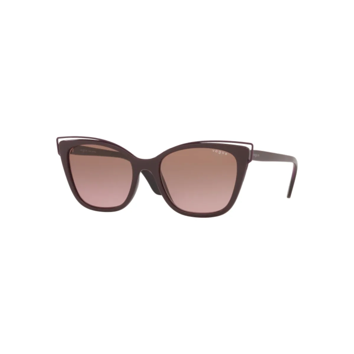 Óculos de Sol Vogue 0VO5419SL 24181456 Acetato Vinho com lentes na cor Rosa