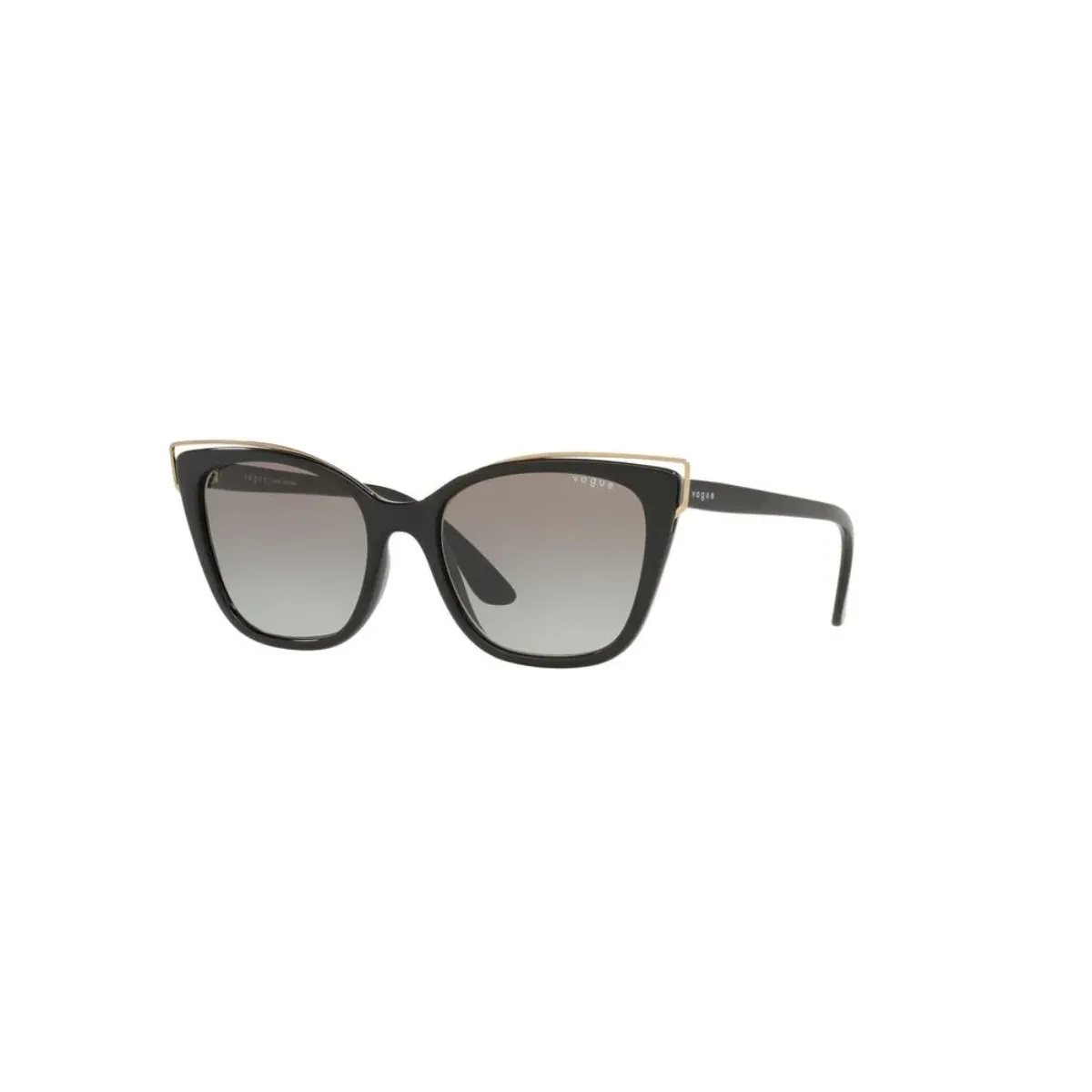 Óculos de Sol Vogue 0VO5419SL W44/1156 Acetato Preto com lentes na cor Cinza