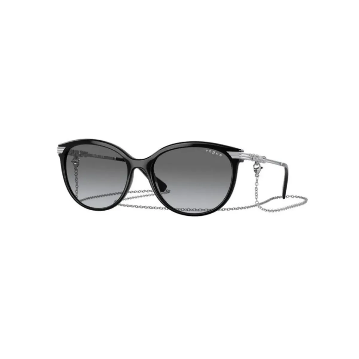 Óculos de Sol Vogue 0VO5460S W44/1156 Acetato Preto com lentes na cor Cinza