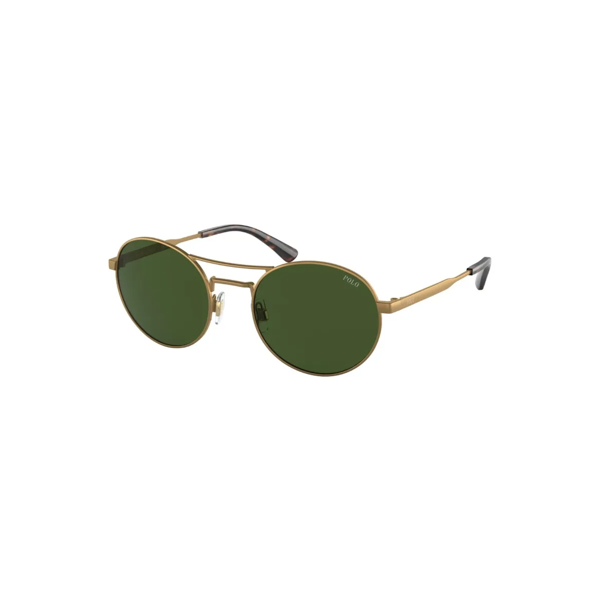 Óculos de Sol Polo Ralph Lauren 0PH3142 92517152 Metal Dourado com lentes na cor Verde