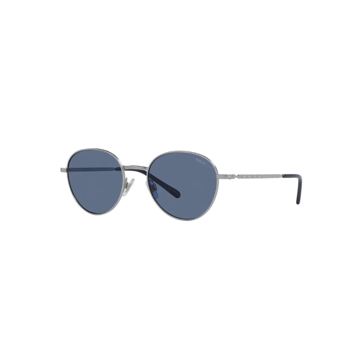 Óculos de Sol Polo Ralph Lauren 0PH3144 93168051 Metal Prata com lentes na cor Azul