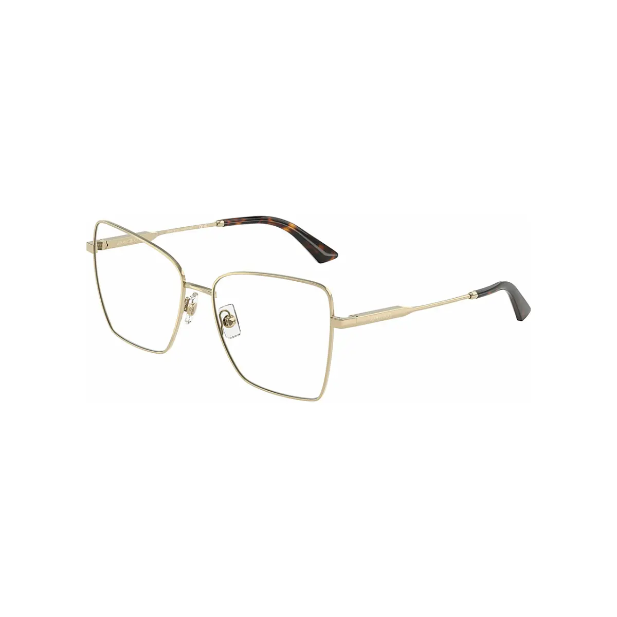 Óculos de Grau Jimmy Choo JC2007 3006 55 Aço Dourado