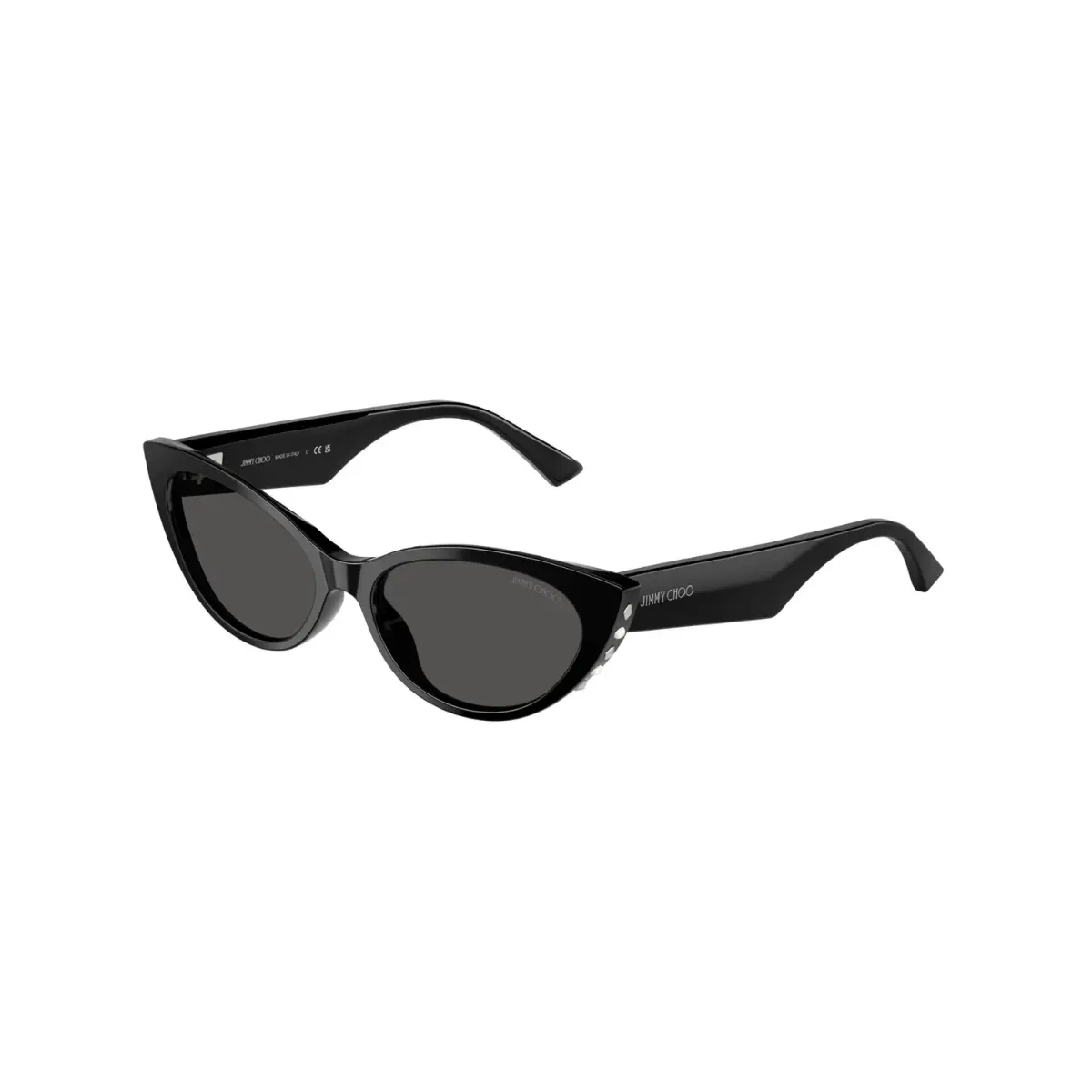 Óculos de Sol Jimmy Choo 0JC5023H 50008755 Acetato Preto com lentes na cor Cinza