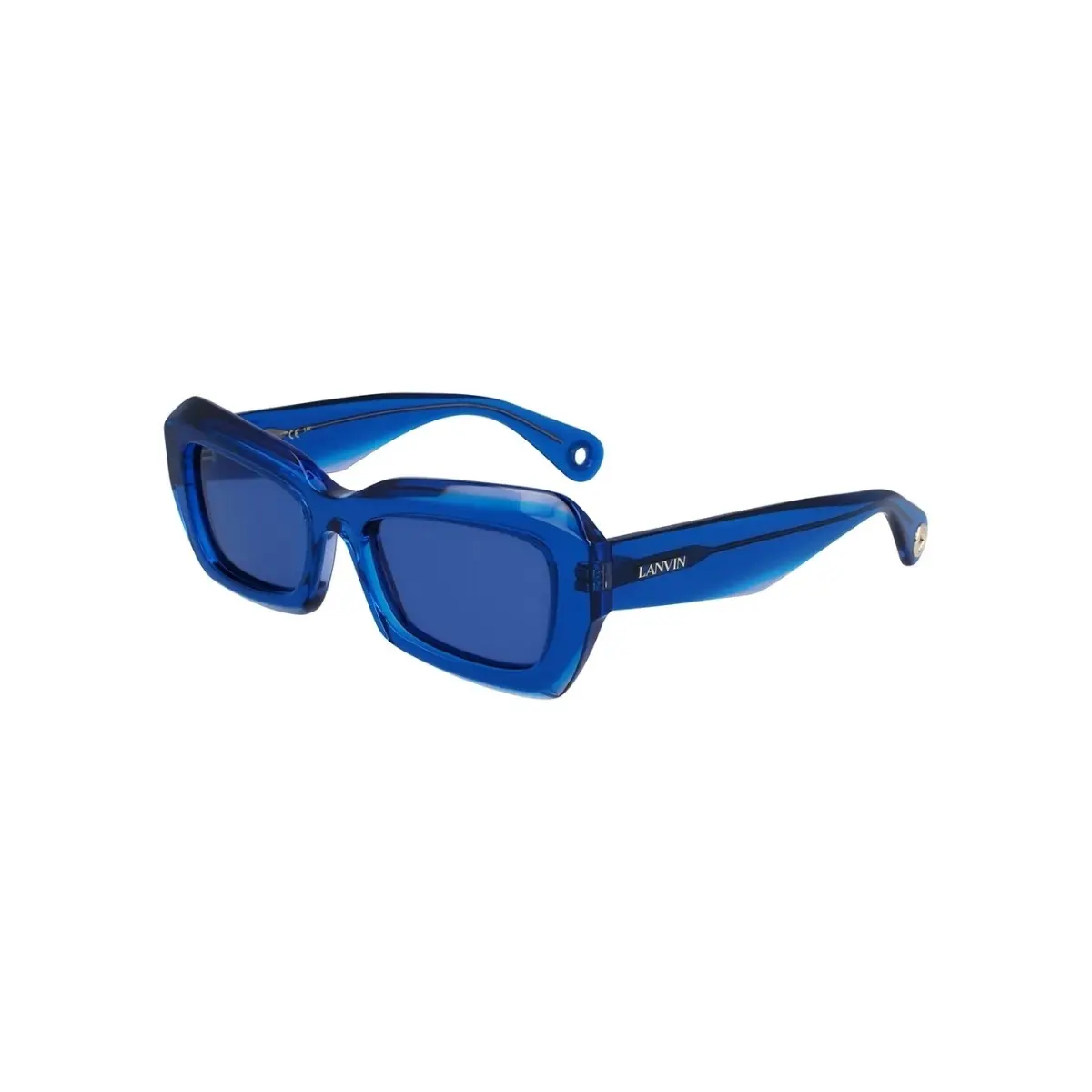 Óculos de Sol Lanvin LNV662S 450 54 Acetato Azul com lentes na cor Azul