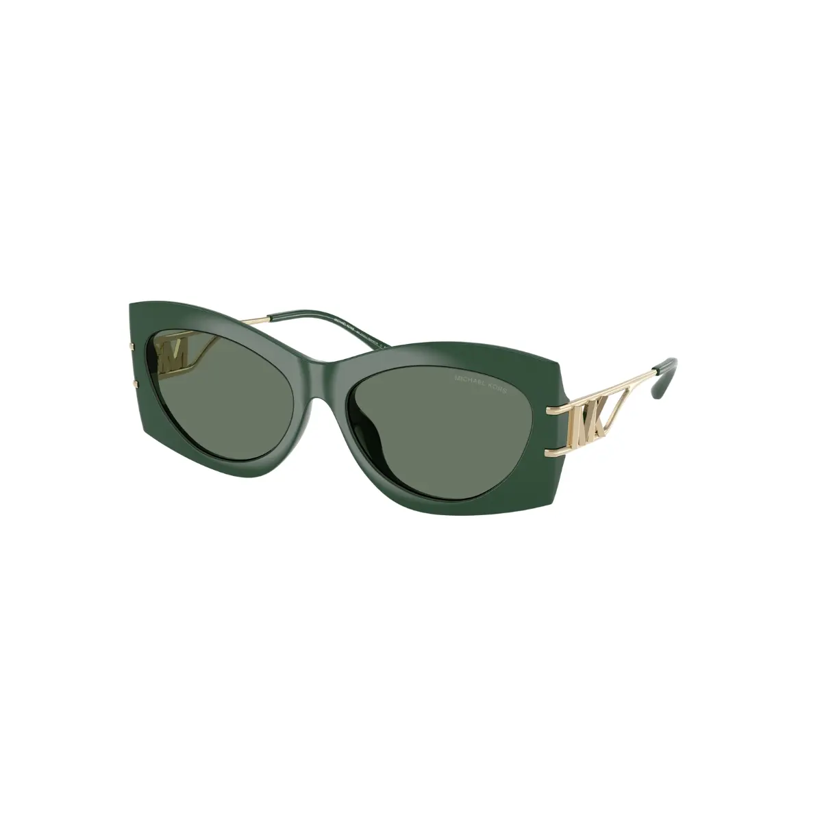 Óculos de Sol Michael Kors 0MK2235U 40063H57 Acetato Verde com lentes na cor Verde
