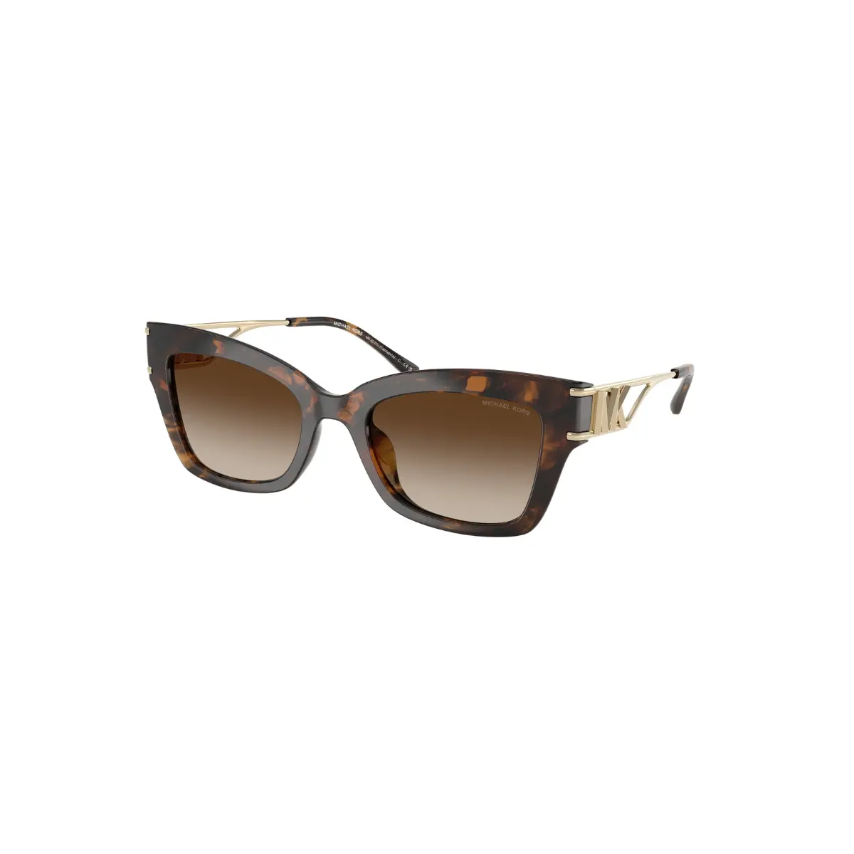 Óculos de Sol Michael Kors 0MK2237U 30061352 Acetato Marrom Mesclado com lentes na cor Marrom Degradê