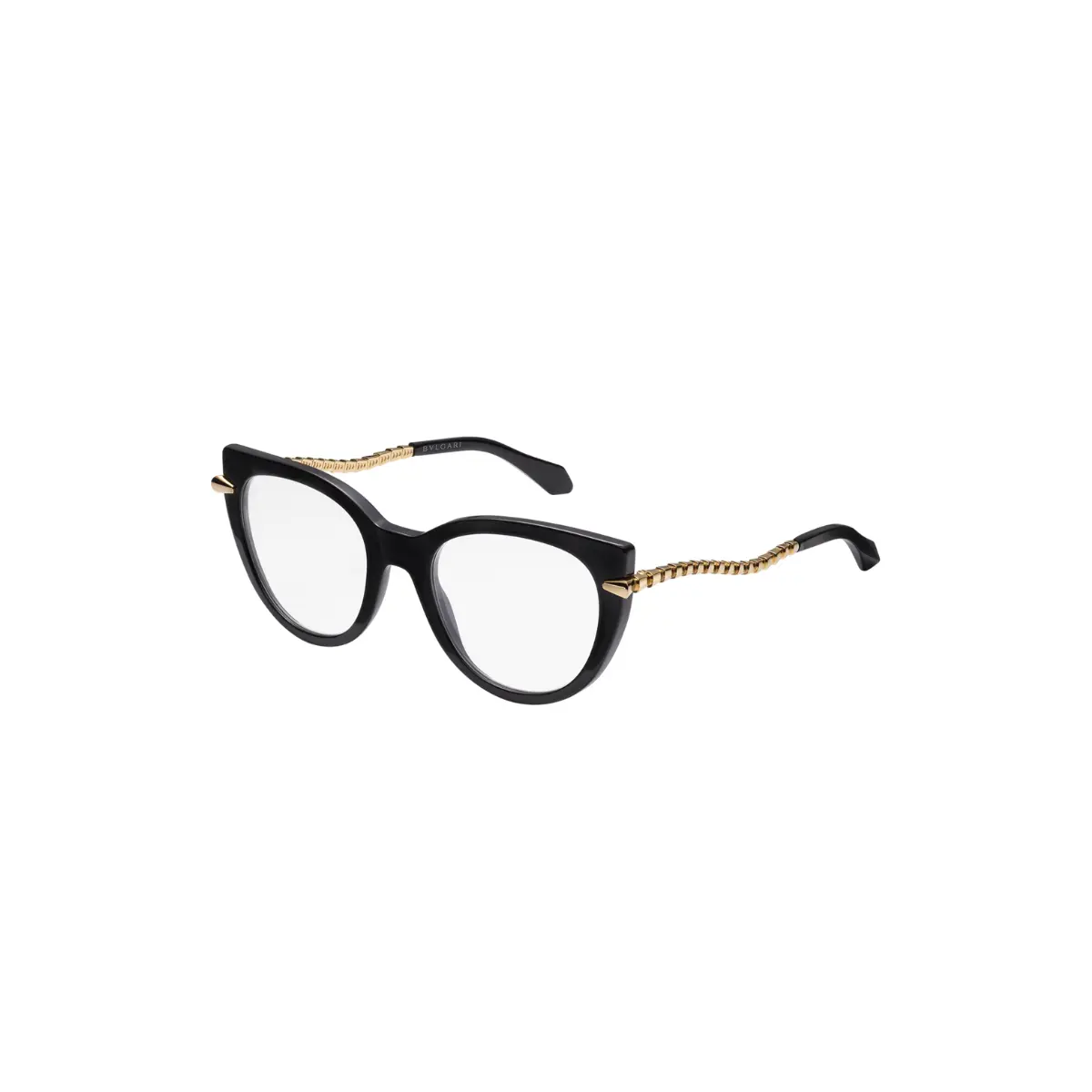 Óculos de Grau Bvlgari BV50001I_51001 Acetato Preto