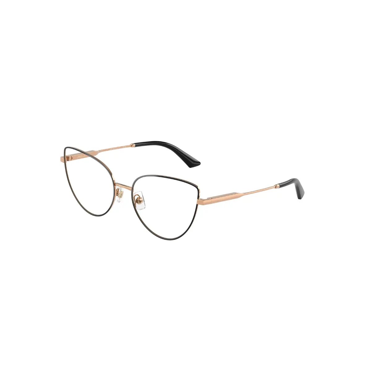 Óculos de Grau Jimmy Choo 0JC2008 3022 56 Aço Preto e Rose