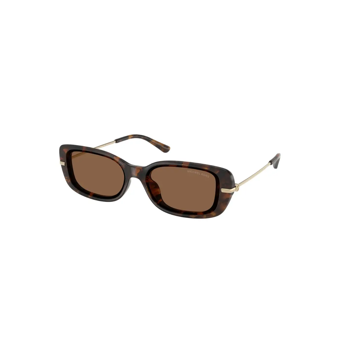 Óculos de Sol Michael Kors 0MK2228D 30063G57 Acetato Marrom Mesclado com lentes na cor Marrom