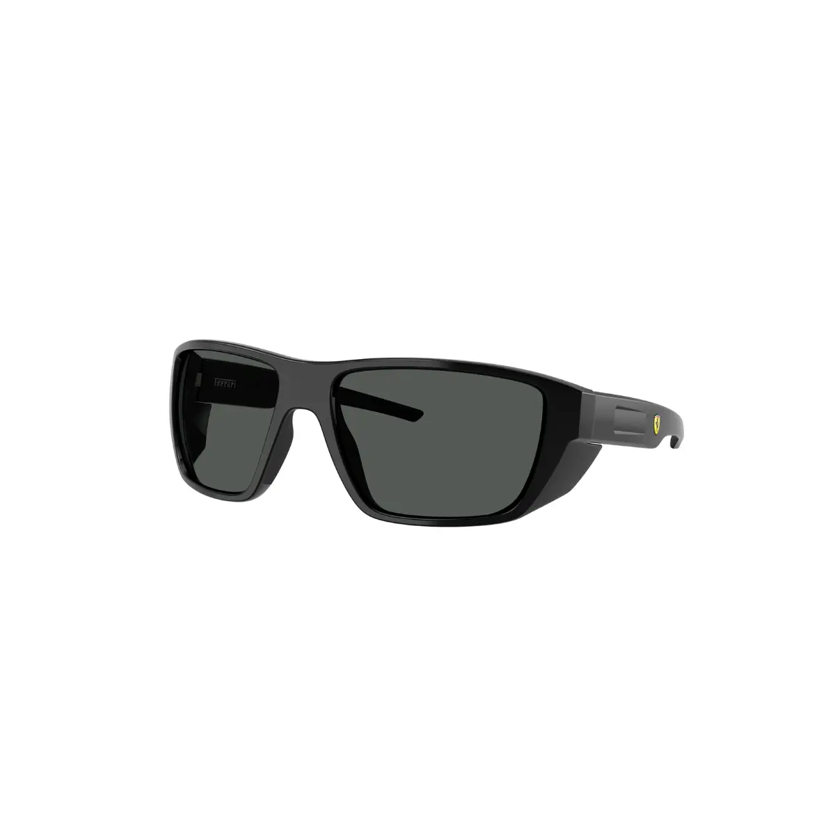 Óculos de Sol Scuderia Ferrari 0FZ6012U 501/8761 Acetato Preto com lentes na cor Cinza