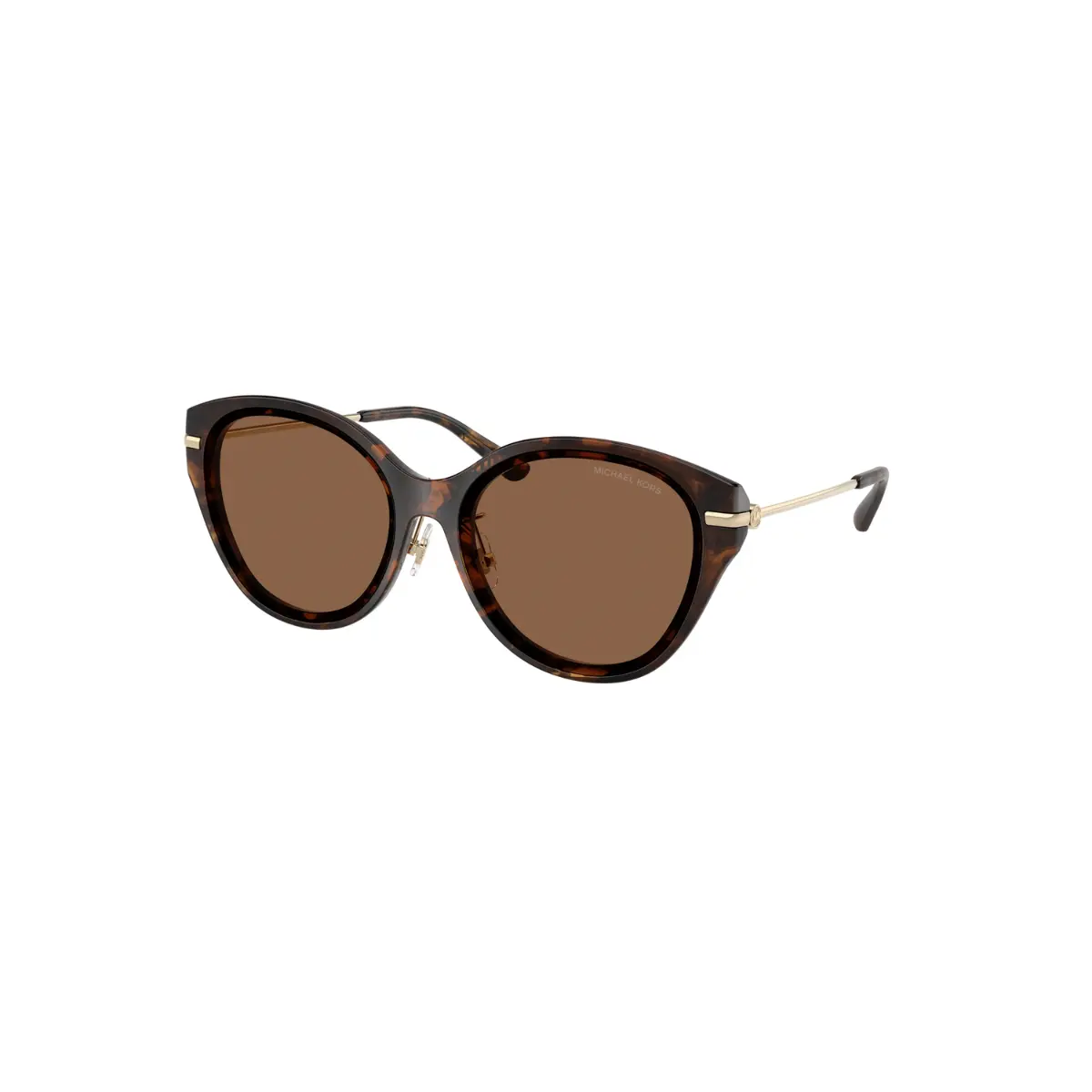Óculos de Sol Michael Kors 0MK2229D 30063G59 Acetato Marrom Mesclado com lentes na cor Marrom