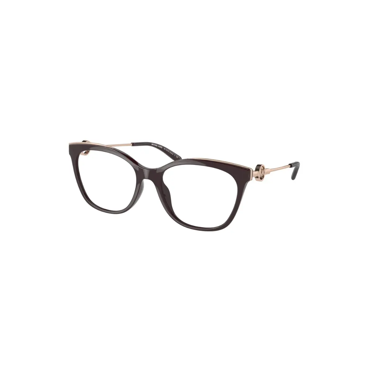 Óculos de Grau Michael Kors 0MK4076U 3344 54 Acetato Marrom