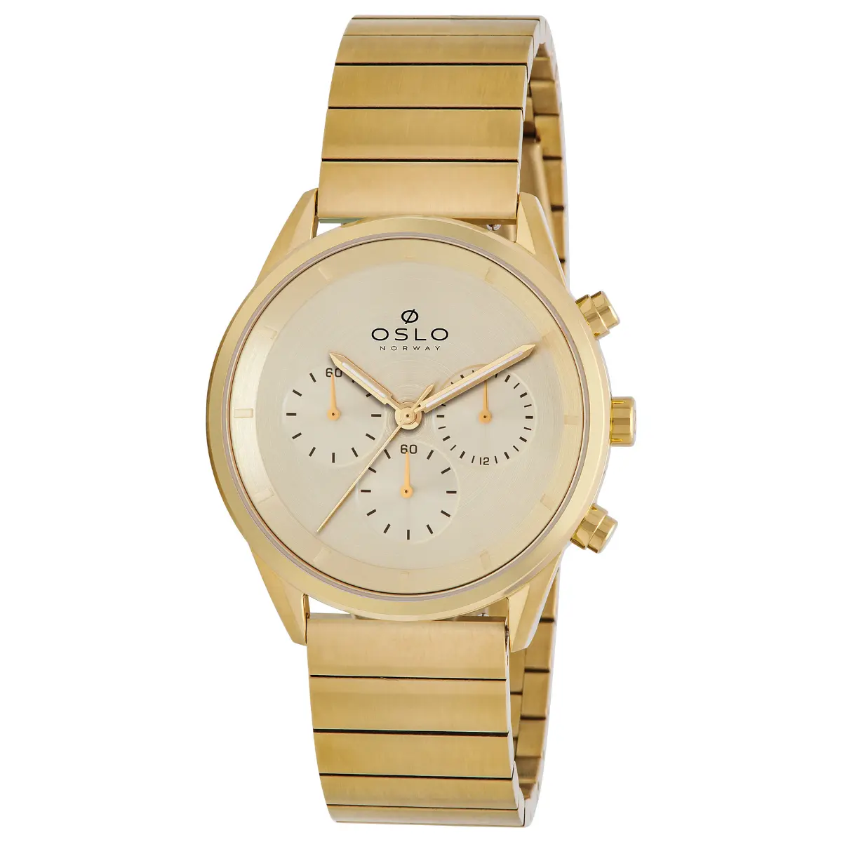 Relógio Oslo Cronógrafo Masculino - OMGSSCVD0005 C1KX Dourado