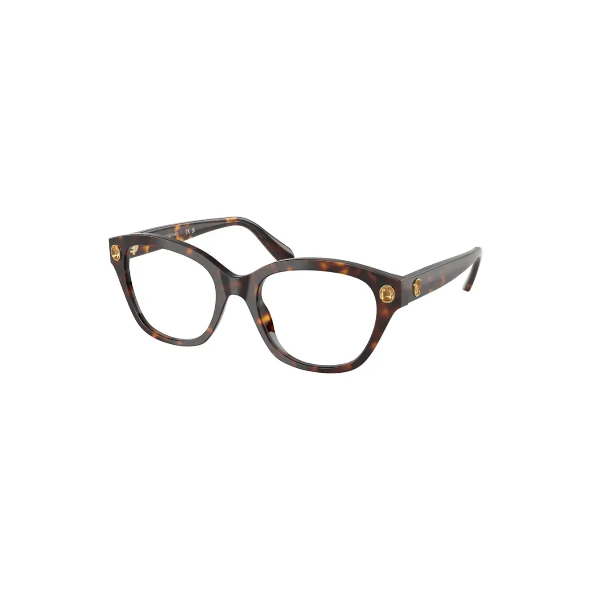 Óculos de Grau Swarovski 0SK2038 1002 53 Acetato Marrom Mesclado