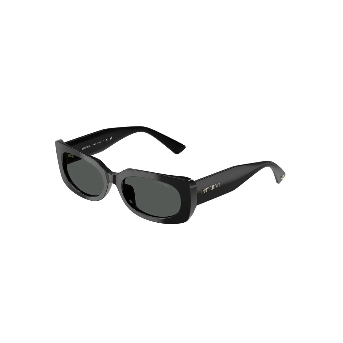 Óculos de Sol Jimmy Choo 0JC5029U 50008754 Acetato Preto com lentes na cor Cinza