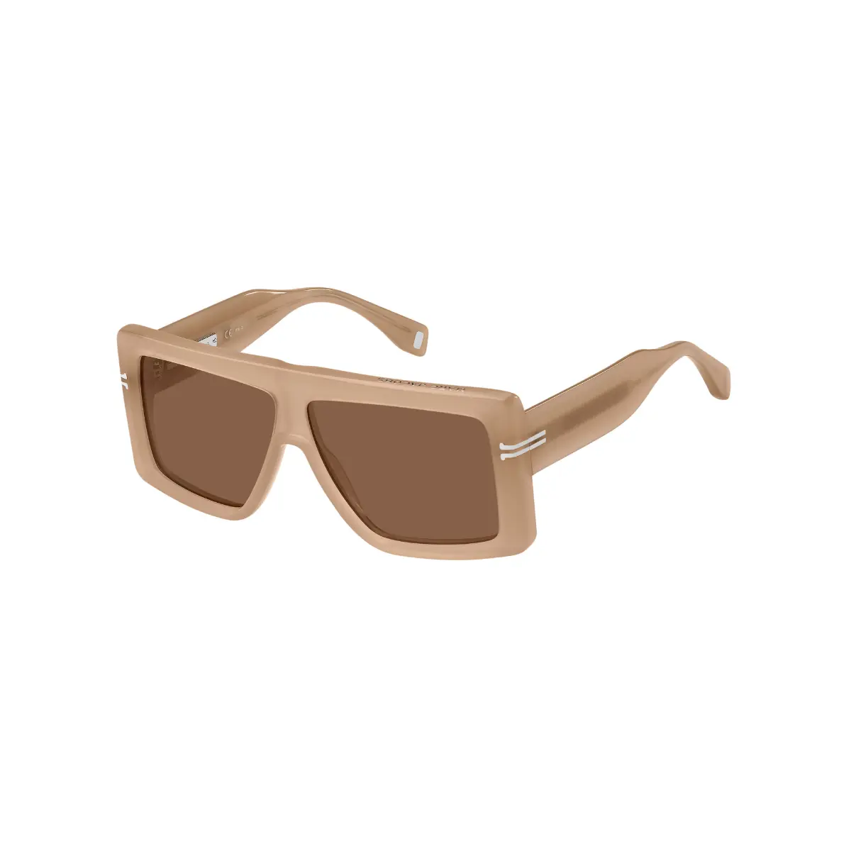 Óculos de Sol Marc Jacobs MJ 1061/S FWM 5970 S Acetato Nude com lentes na cor Marrom
