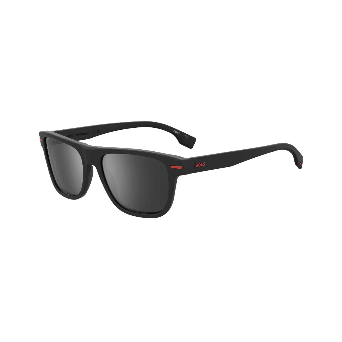 Óculos de Sol Hugo BOSS 1322/S BLX 55T4 Acetato Preto com lentes na cor Prata