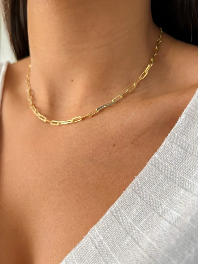 Choker Corrente - Dourada