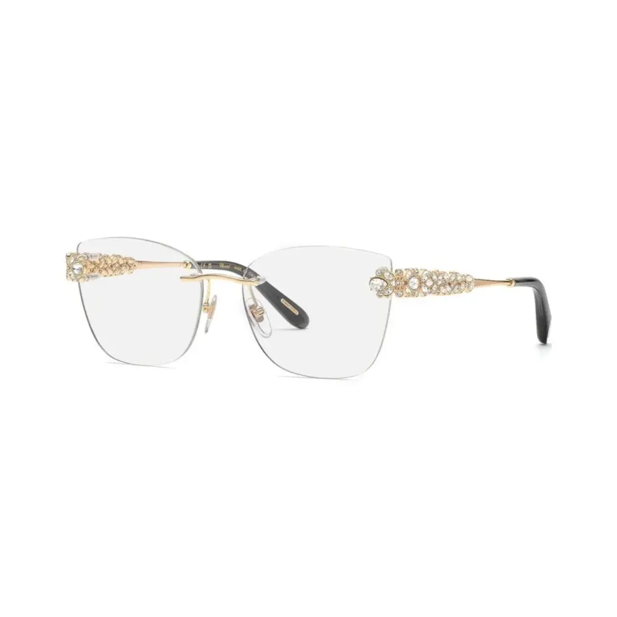 Óculos de Grau Chopard High Jewellery VCHG99S 550300 Metal Dourado