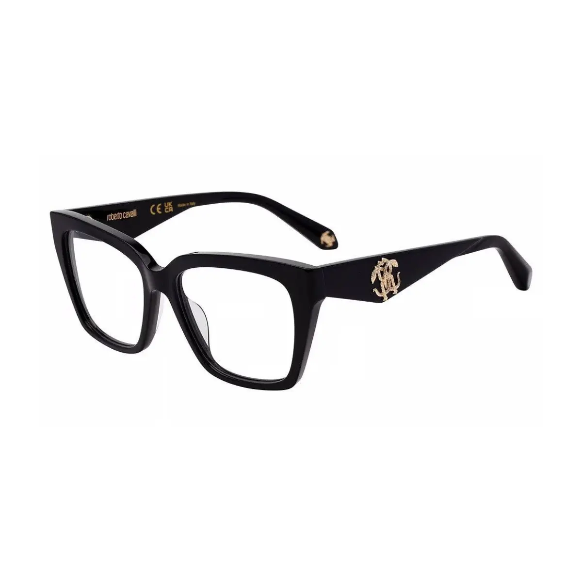 Óculos de Grau Roberto Cavalli VRC112 530700 Acetato Preto