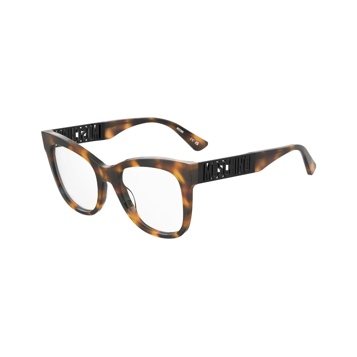 Óculos de Grau Moschino MOS641 086 5219 Acetato Marrom Mesclado