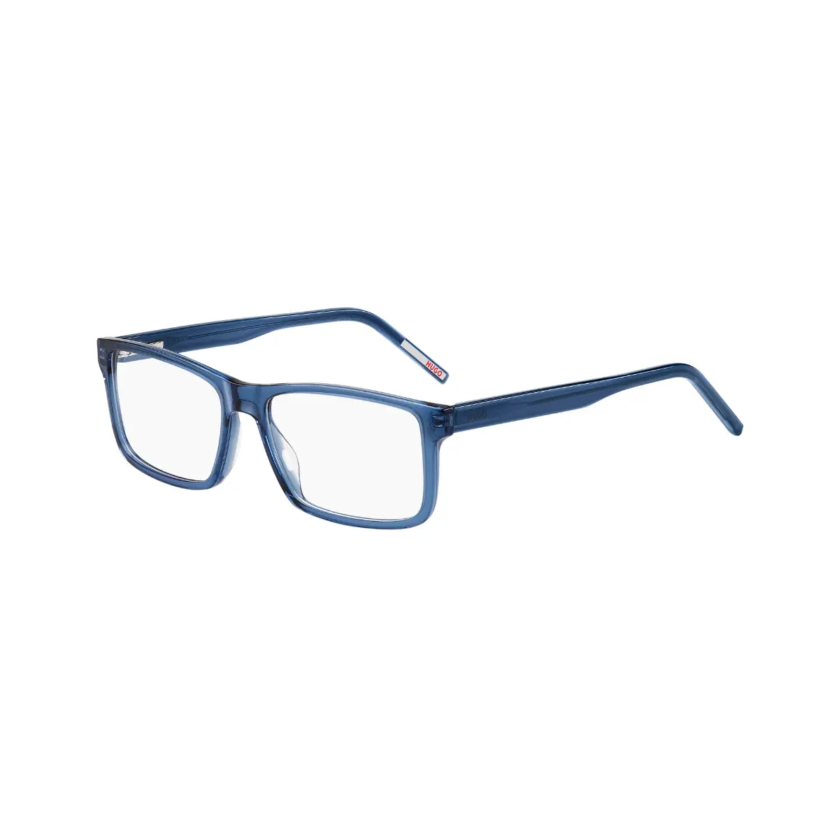 Óculos de Grau Hugo Boss HG 1262 PJP 5516 R Acetato Azul Transparente