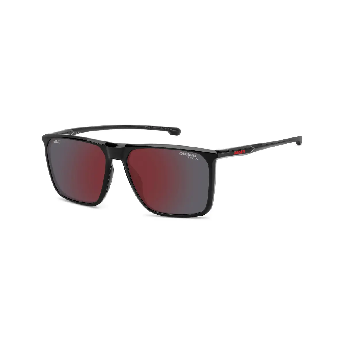 Óculos de Sol Carrera Ducati CARDUC 034/S 807 59H4 Acetato Preto com lentes na cor Vermelho Espelhado