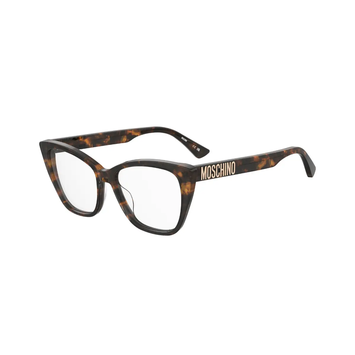 Óculos de Grau Moschino MOS642 086 5216 Acetato Marrom Mesclado