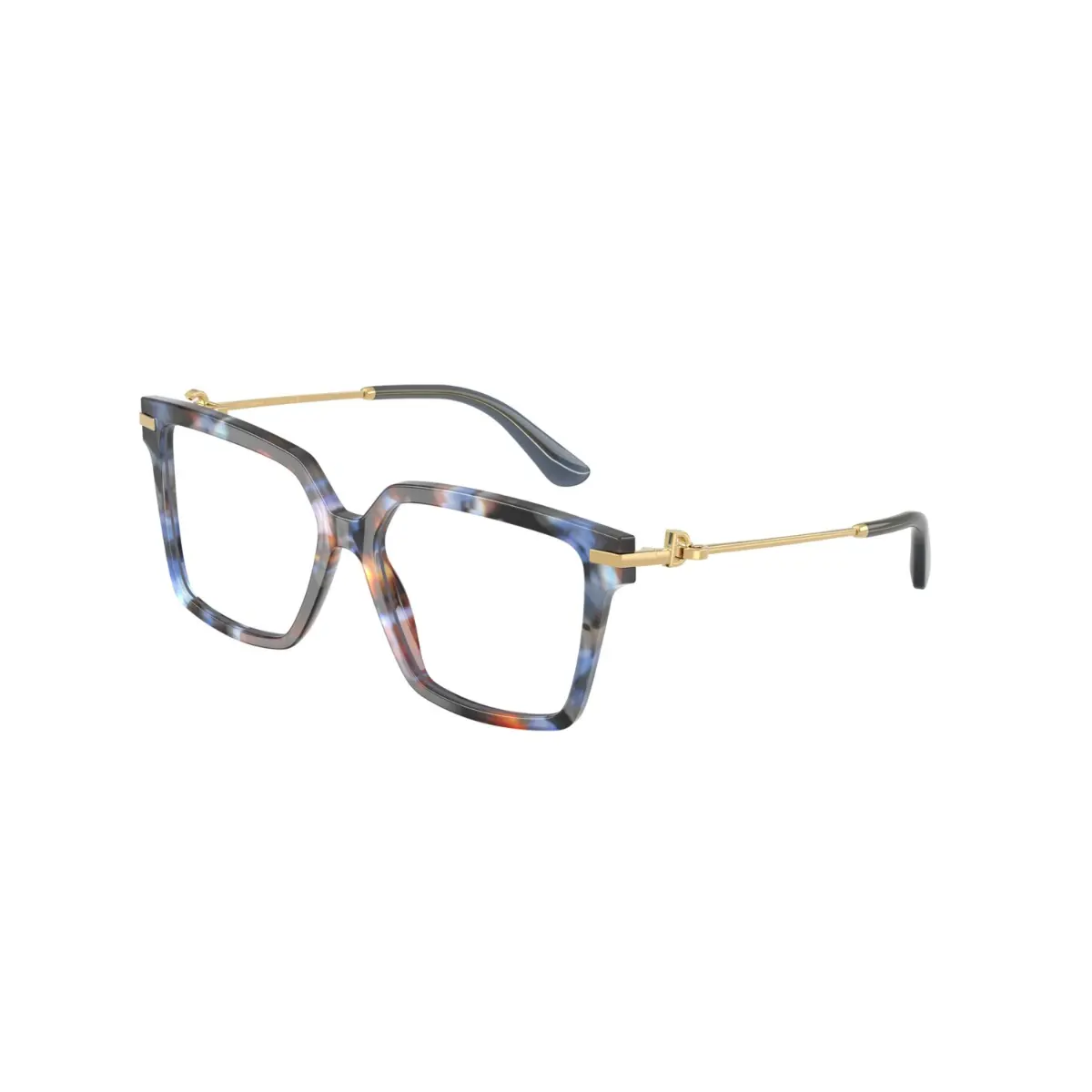 Óculos de Grau Dolce & Gabbana 0DG3397 3443 56 Acetato Azul Mesclado