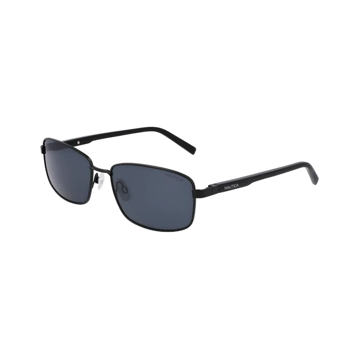 Óculos de Sol Nautica Polarizado N5147S 005 60 Metal Preto com lentes na cor Cinza