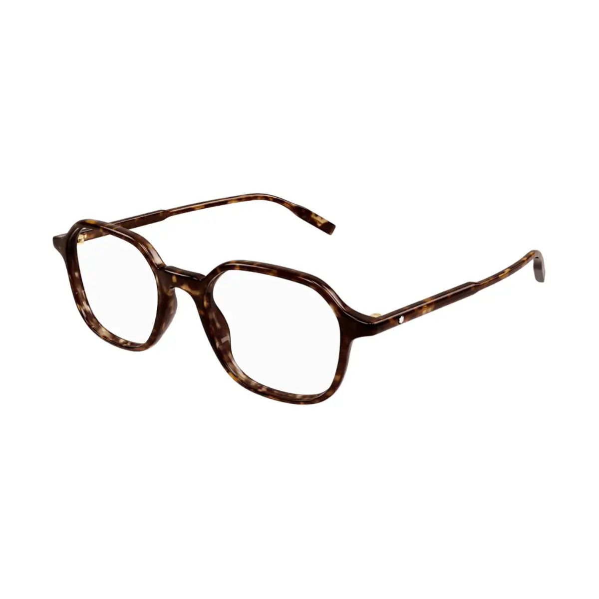 Óculos de Grau Mont Blanc MB0292O-002 51 Acetato Marrom Mesclado