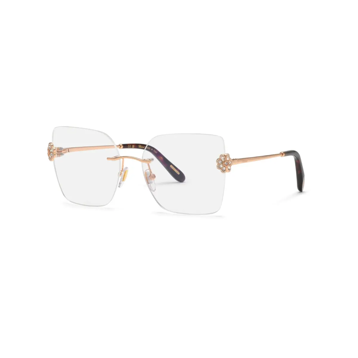 Óculos de Grau Chopard High Jewellery VCHL60S 5708FC Metal Rose