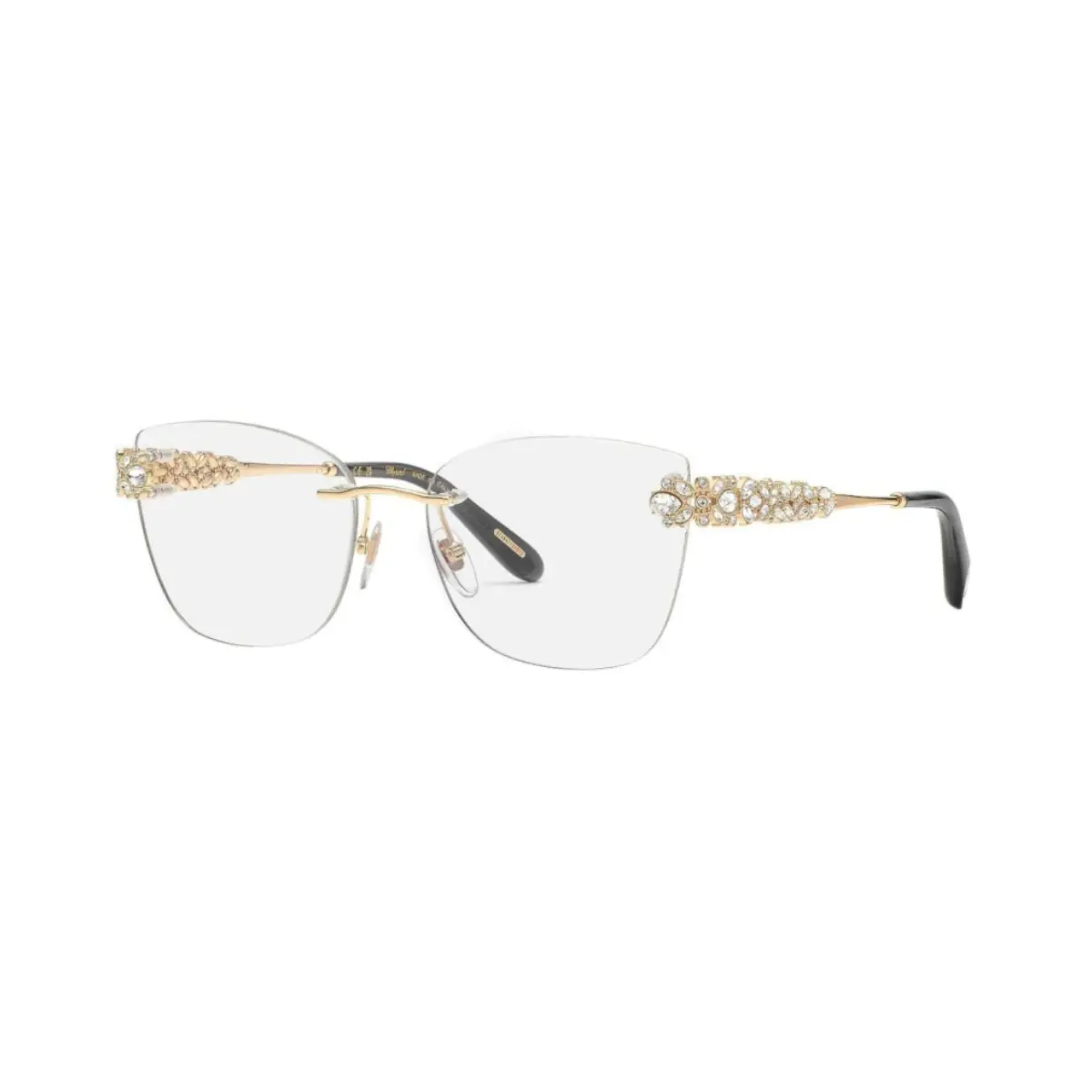 Óculos de Grau Chopard High Jewellery VCHG99S 55300Y Metal Dourado