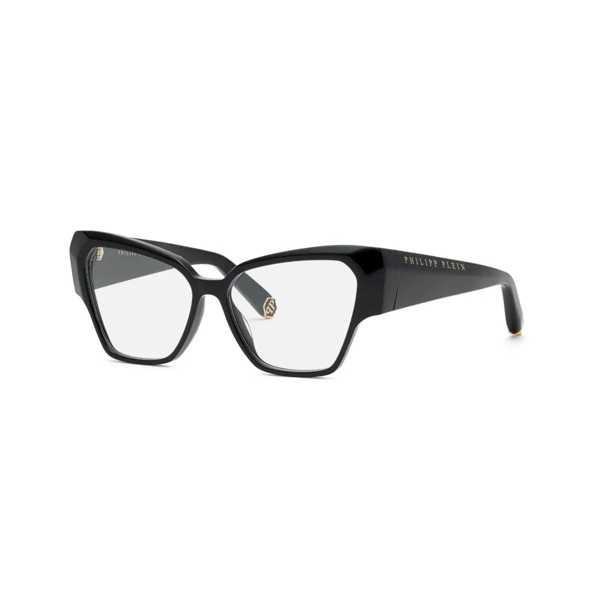 Óculos de Grau Philipp Plein VPP100 550700 Acetato Preto
