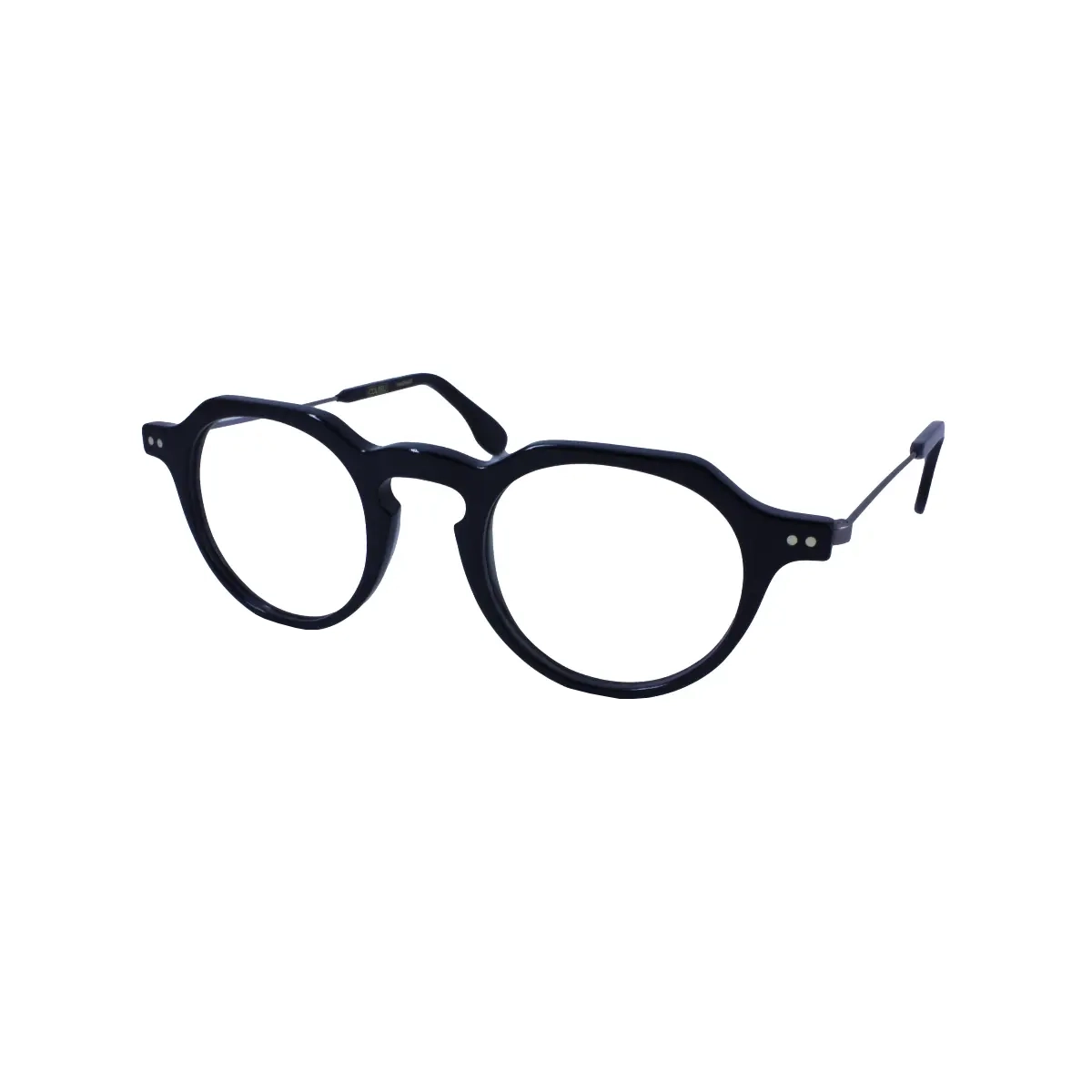 Óculos de Grau Coliseu Handmade M07 002 45 Acetato Preto