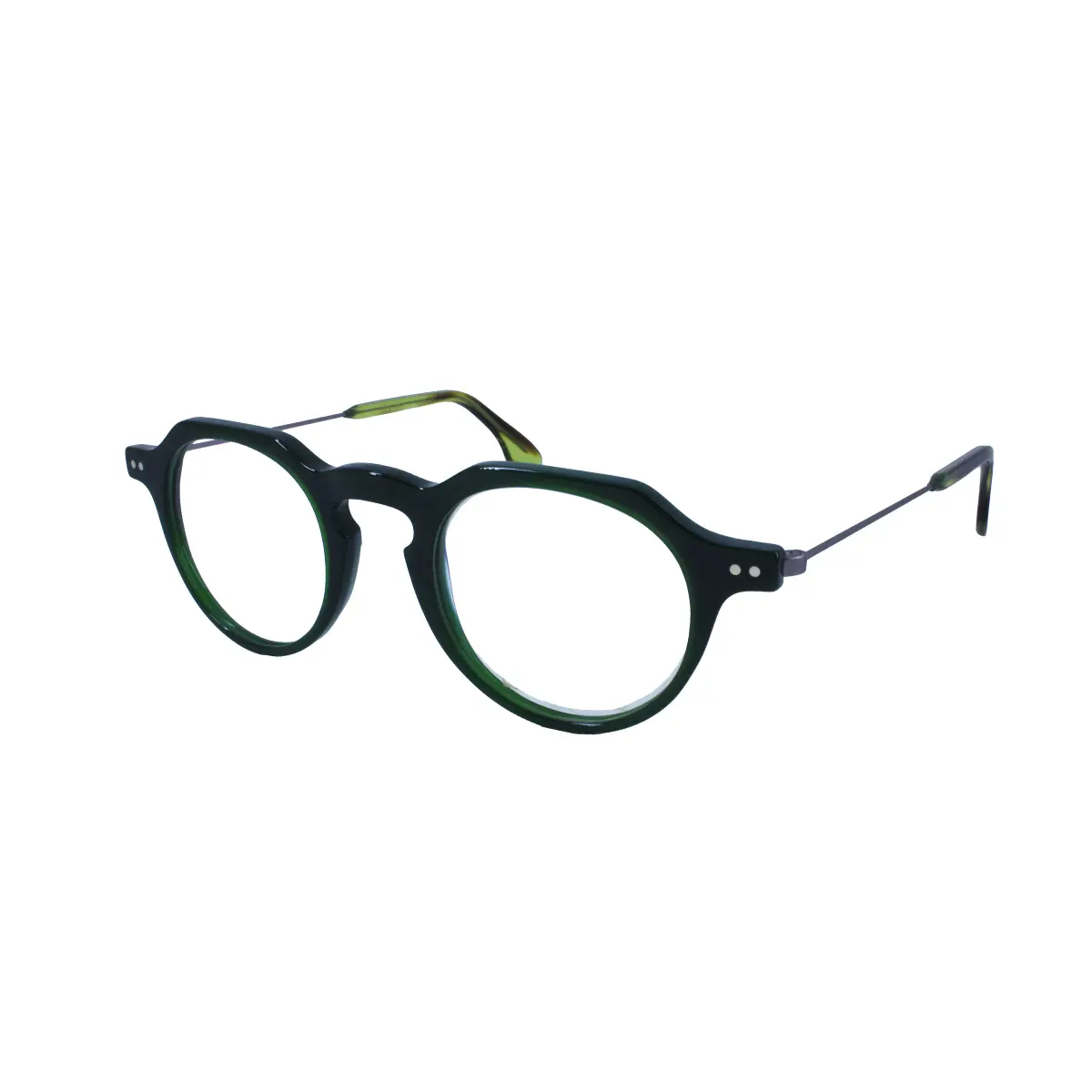 Óculos de Grau Coliseu Handmade M07 000 45 Acetato Verde