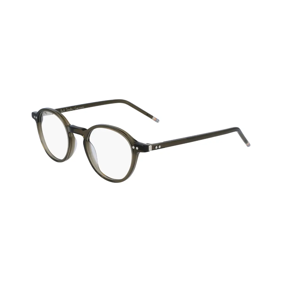 Óculos de Grau Paul Smith PSOP03246 CANNON 007 46 Acetato Cinza Transparente