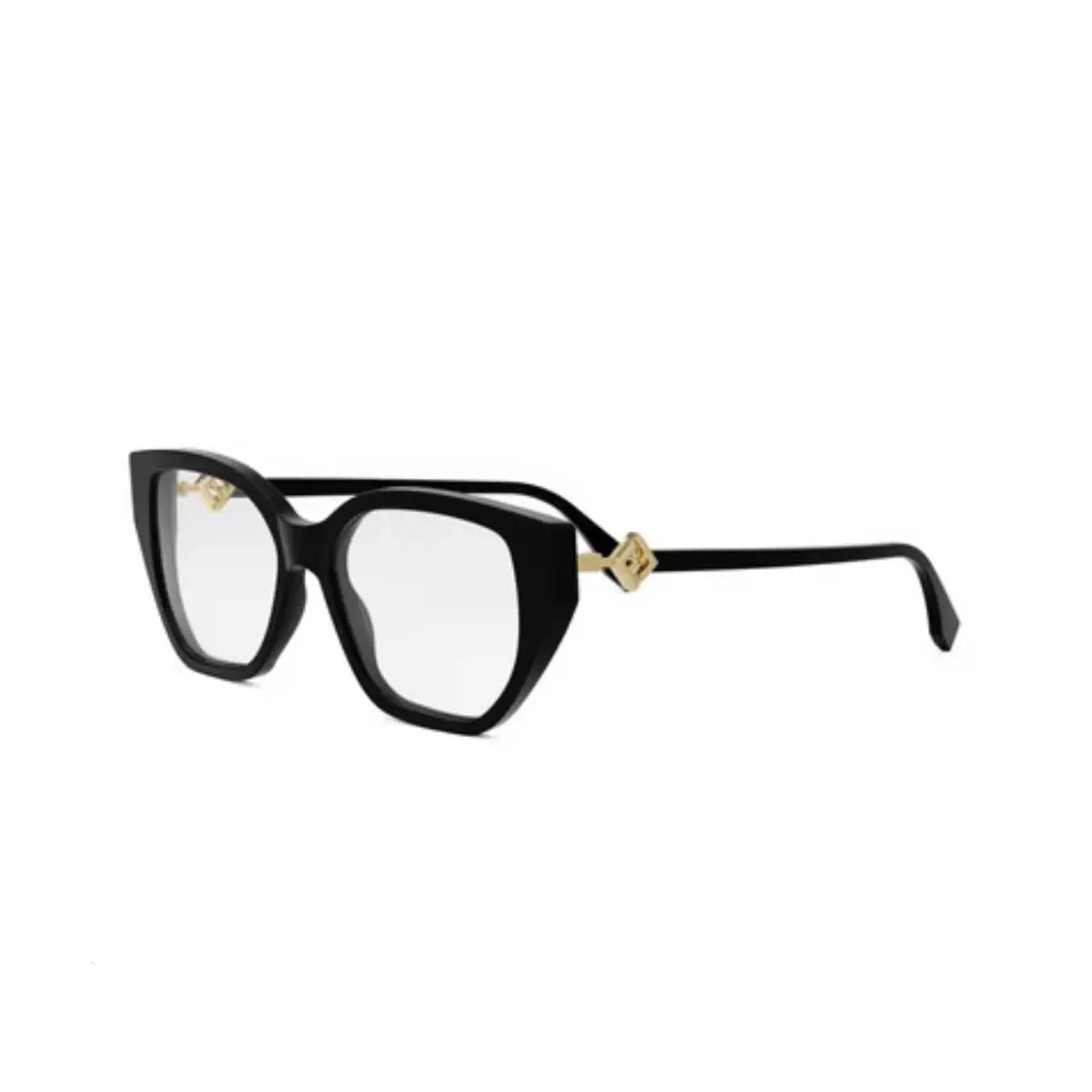 Óculos de Grau Fendi FE50100I_53001 Acetato Preto