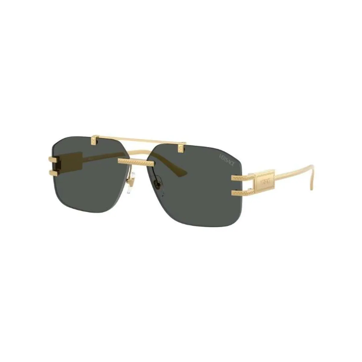 Óculos de Sol Versace 0VE2275 10028760 Metal Dourado com lentes na cor Cinza