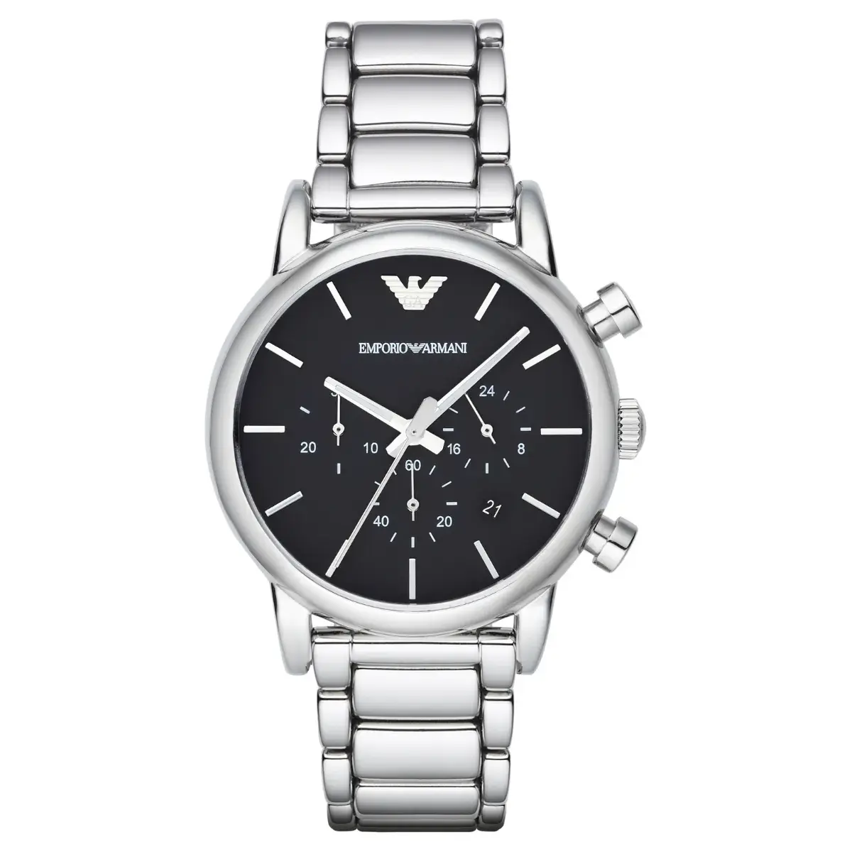 Relógio Emporio Armani Luigi Cronógrafo Masculino - AR1853B1 P1SX Prata