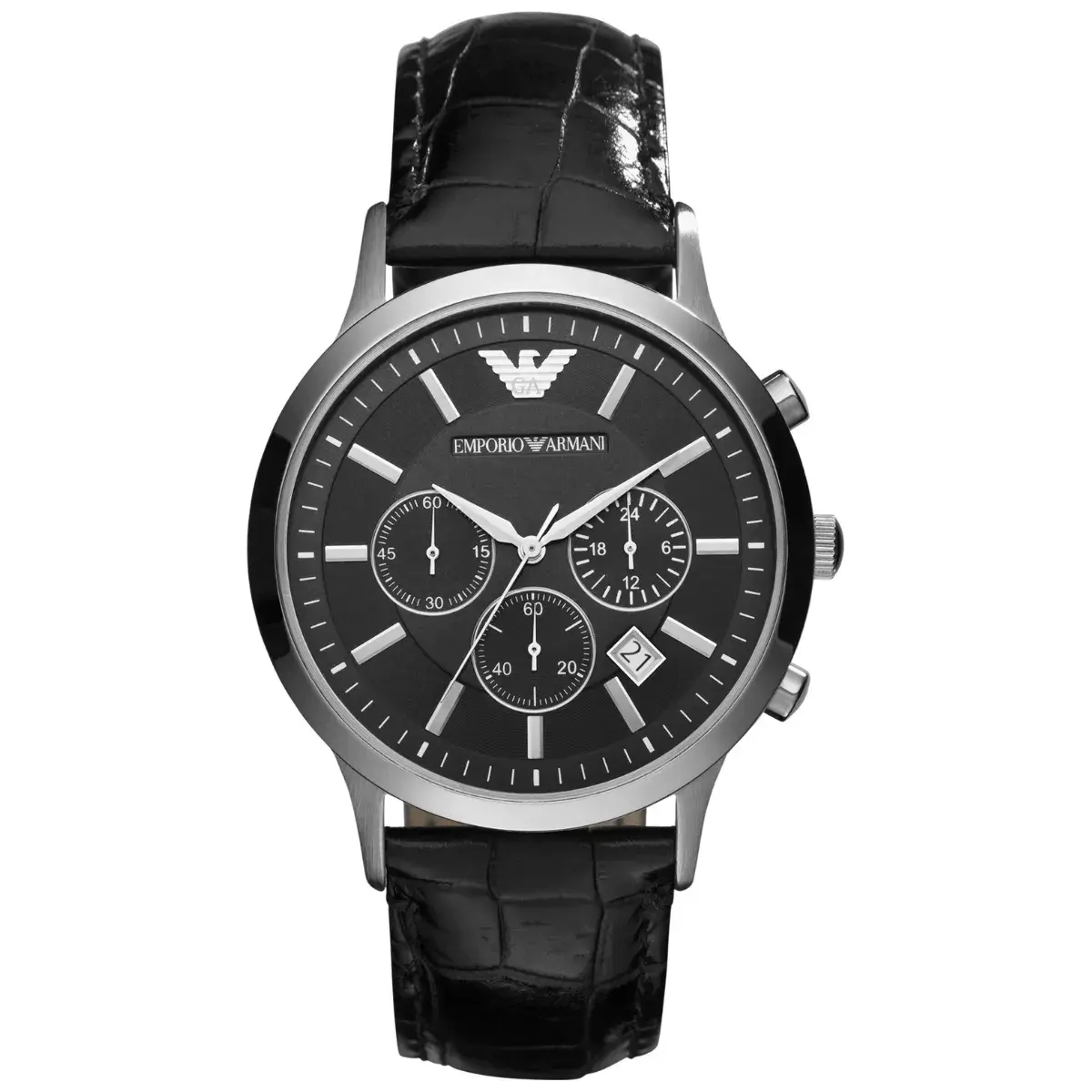 Relógio Emporio Armani Renato Cronógrafo Masculino - AR2447B1 P1PX Preto