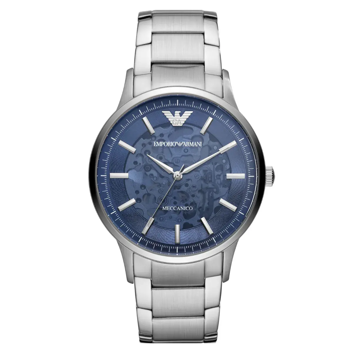 Relógio Emporio Armani Renato Automático Masculino - AR60037B1 D1SX Azul