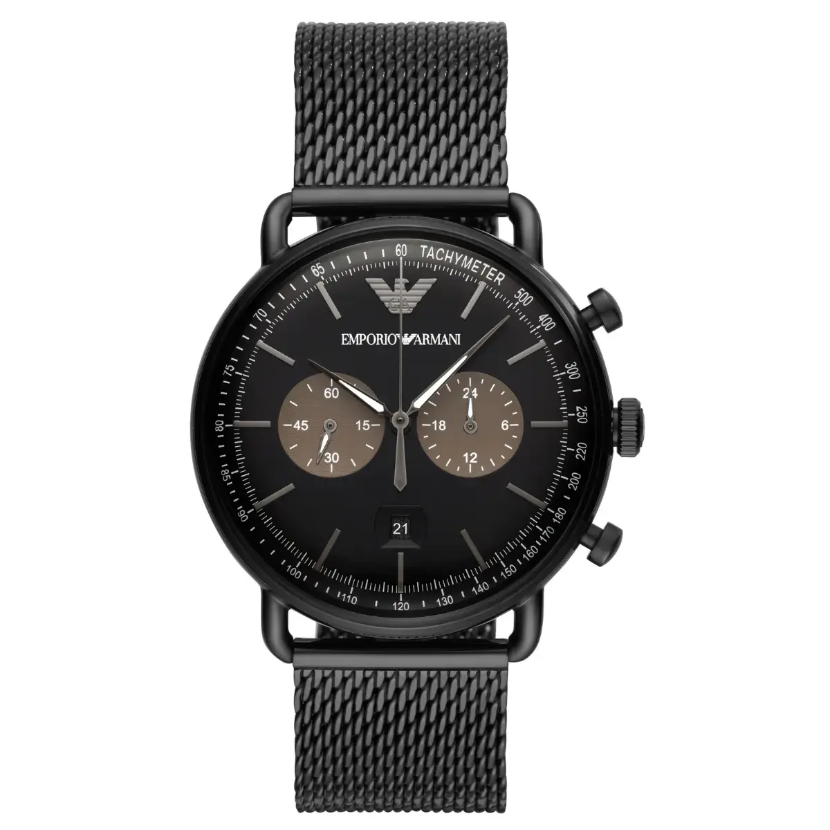 Relógio Emporio Armani Aviator Cronógrafo Masculino - AR11142B1 P1PX Preto