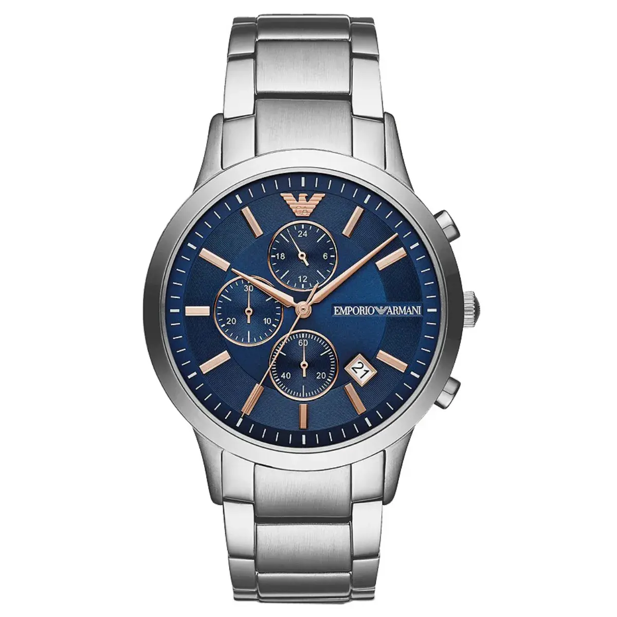 Relógio Emporio Armani Renato Cronógrafo Masculino - AR11458B1 D1SX Azul