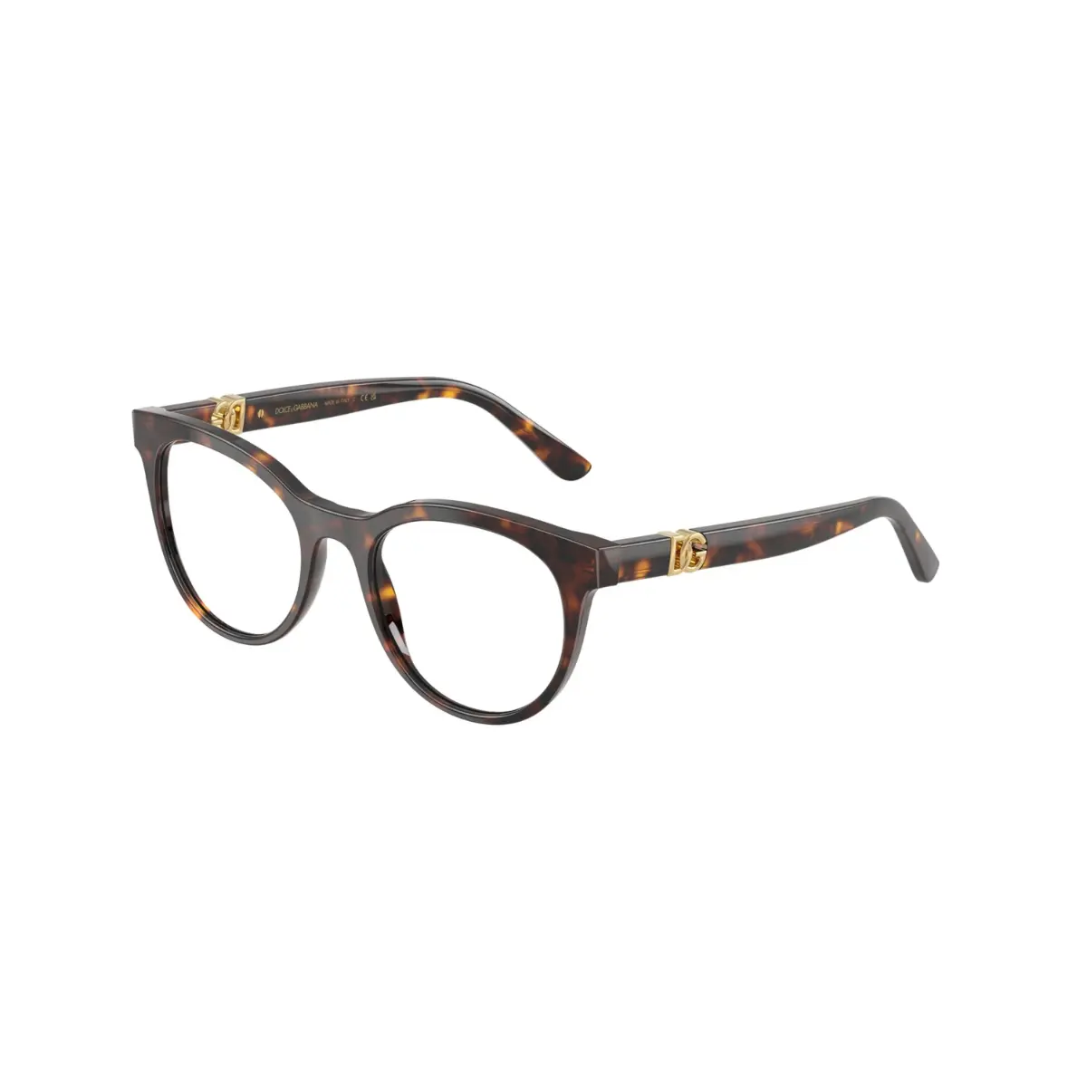 Óculos de Grau Dolce & Gabbana 0DG3399 502 52 Acetato Marrom Mesclado