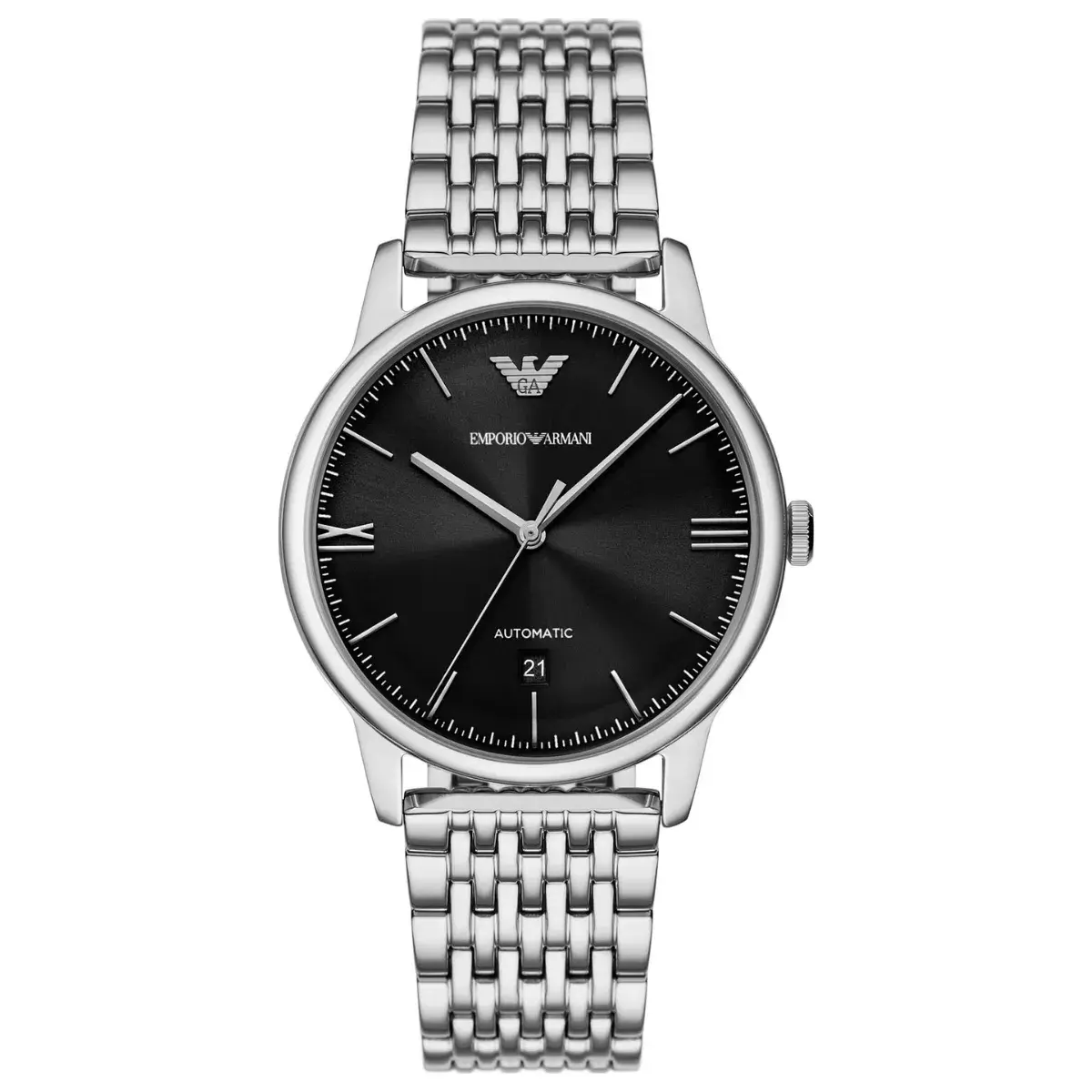 Relógio Emporio Armani Minimalist Automático Masculino - AR60081B1 P1SX Preto