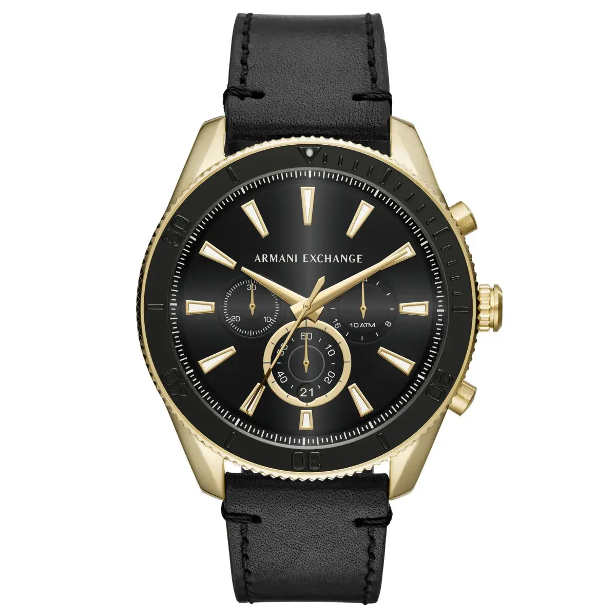 Relógio Armani Exchange A|X Enzo Cronógrafo - AX1818B1 P1PX Preto